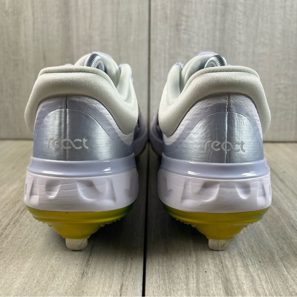 NEW Nike Alpha Huarache Elite 4 Low Baseball Cleat fd2745-106 Men’s Size 7.5 - Picture 7 of 11